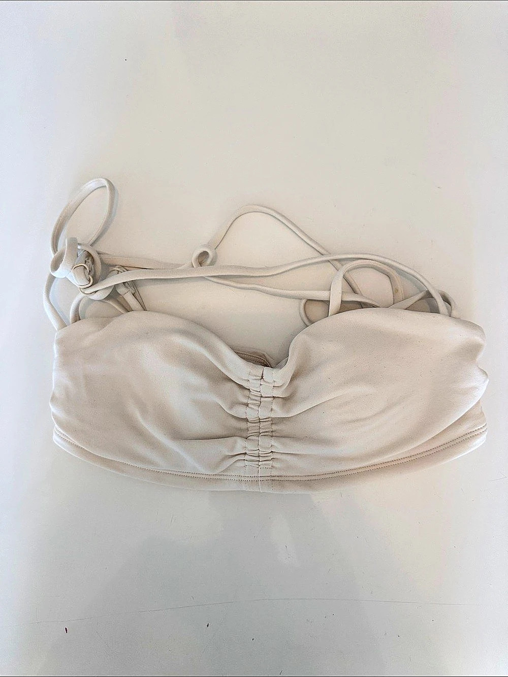 Alo Yoga Wild Thing Bra Bikini Top White Small